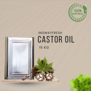 High-quality Castor Oil in a 15kg tin for bulk supply — perfect for industrial, cosmetic, and health uses.