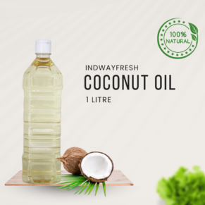 Pure Coconut Oil in 1-litre packaging — ideal for wholesale buyers, manufacturers, and exporters seeking premium quality.