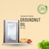 Premium cold-pressed Groundnut Oil in a 15kg tin — perfect for bulk supply, cooking, and commercial use.