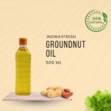 Pure Groundnut Oil in 500ml bottle at factory price — rich in flavor and perfect for healthy cooking.