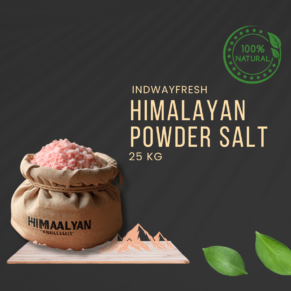 High-quality Himalayan Powder Salt in 25kg bulk packaging — ideal for wholesale, manufacturers, and export supply.