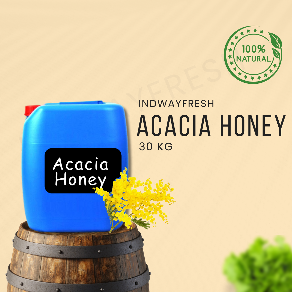 Kashmiri Acacia Honey - 30 KG