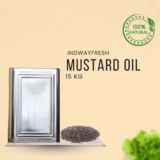 Pure Mustard Oil in a 15kg tin for bulk supply — perfect for cooking, pickling, and traditional recipes.