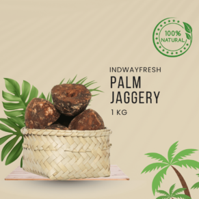 Pure Palm Jaggery in 1kg packs — ideal for wholesale, manufacturers, and bulk supply at the best prices.