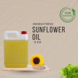 Pure and healthy Sunflower Oil in a 5-litre pack, available for bulk supply and wholesale purchase — rich in Vitamin E and heart-friendly.
