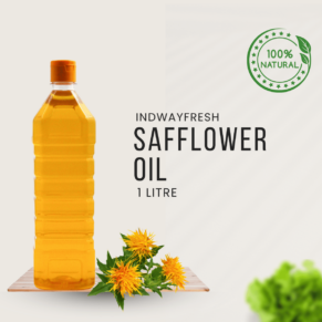 Pure Safflower Oil in 1 litre bottle — available for wholesale from trusted suppliers and manufacturers at the best price.