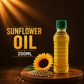 Sunflower Oil 200ml bulk order bottles for wholesale and retail distribution