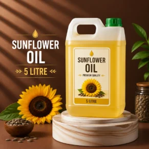 Sunflower Oil 5 litre can bulk order for restaurants, hotels and catering businesses